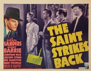 The Saint Strikes Back movie posters (1939) tote bag