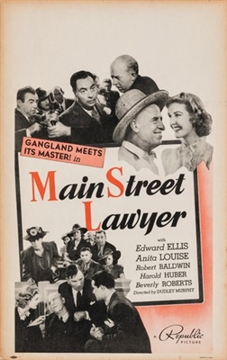 Main Street Lawyer movie posters (1939) poster