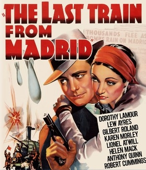 The Last Train from Madrid movie posters (1937) wood print
