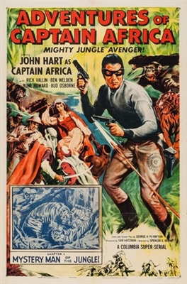 Adventures of Captain Africa, Mighty Jungle Avenger! movie posters (1955) Stickers MOV_1877224