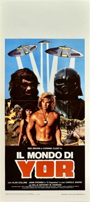 Il mondo di Yor movie posters (1983) metal framed poster