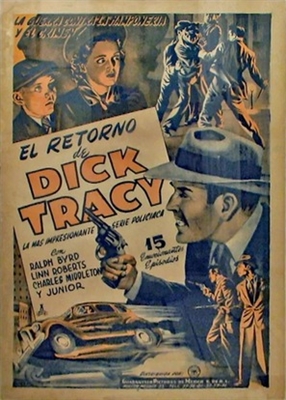 Dick Tracy Returns movie posters (1938) t-shirt