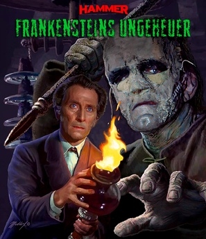 The Evil of Frankenstein movie posters (1964) canvas poster
