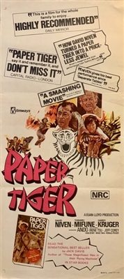 Paper Tiger movie posters (1975) poster with hanger