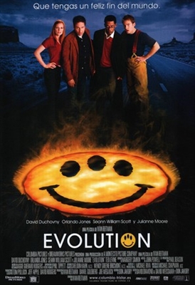 Evolution movie posters (2001) canvas poster