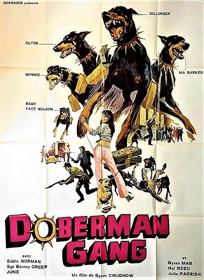 The Doberman Gang movie posters (1972) wood print