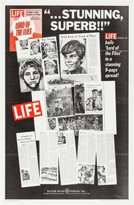 Lord of the Flies movie posters (1963) metal framed poster