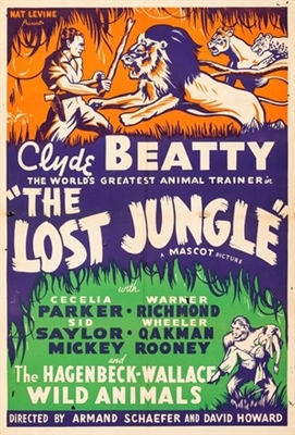 The Lost Jungle movie posters (1934) mug