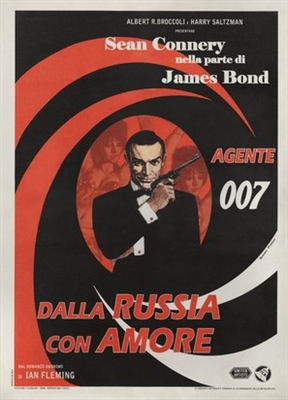 From Russia with Love movie posters (1963) wood print