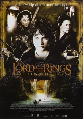 The Lord of the Rings: The Fellowship of the Ring movie posters (2001) poster