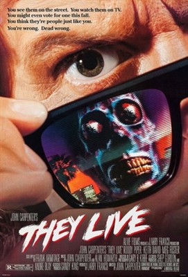 They Live movie posters (1988) Stickers MOV_1882594