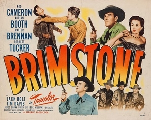 Brimstone movie posters (1949) wooden framed poster