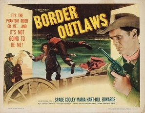 Border Outlaws movie posters (1950) wood print