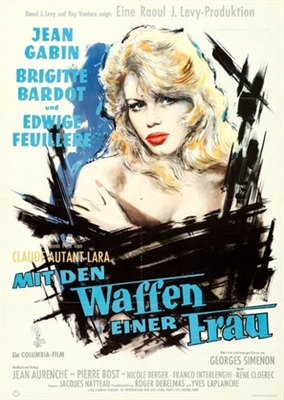 En cas de malheur movie posters (1958) canvas poster