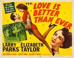 Love Is Better Than Ever movie posters (1952) pillow