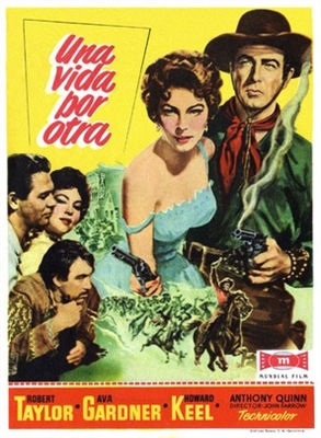 Ride, Vaquero! movie posters (1953) canvas poster