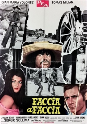 Faccia a faccia movie posters (1967) wooden framed poster