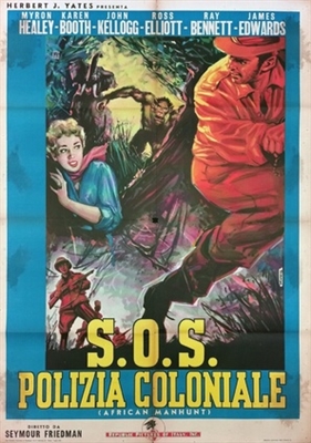 African Manhunt movie posters (1955) poster