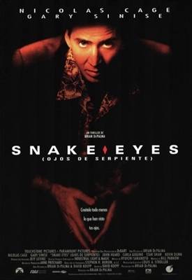 Snake Eyes movie posters (1998) wooden framed poster
