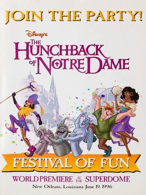 The Hunchback of Notre Dame movie posters (1996) pillow