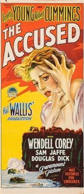 The Accused movie posters (1949) canvas poster
