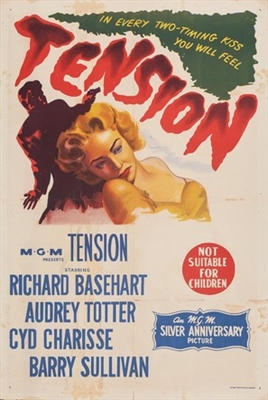 Tension movie posters (1949) canvas poster