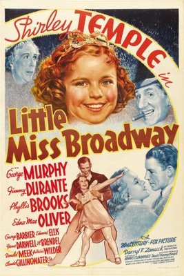 Little Miss Broadway movie poster (1938) canvas poster