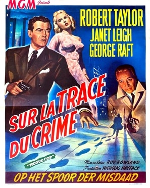 Rogue Cop movie posters (1954) wood print