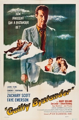 Guilty Bystander movie posters (1950) poster with hanger