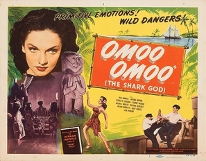 Omoo-Omoo the Shark God movie posters (1949) pillow