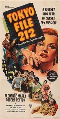 Tokyo File 212 movie posters (1951) pillow