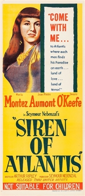 Siren of Atlantis movie posters (1949) poster with hanger