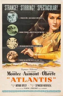 Siren of Atlantis movie posters (1949) pillow