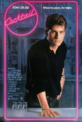Cocktail movie posters (1988) canvas poster