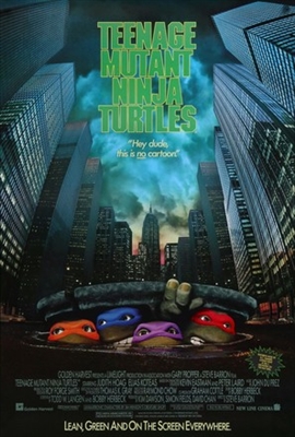 Teenage Mutant Ninja Turtles movie posters (1990) poster with hanger