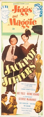 Jiggs and Maggie in Jackpot Jitters movie posters (1949) sweatshirt