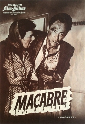 Macabre movie posters (1958) wood print