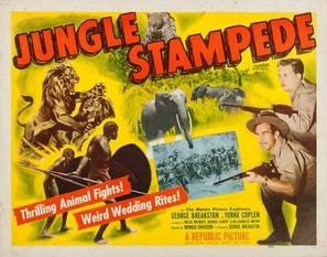 Jungle Stampede movie posters (1950) tote bag