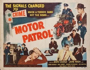 Motor Patrol movie posters (1950) canvas poster