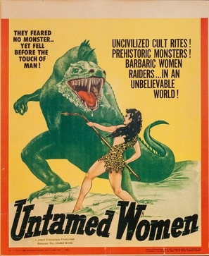 Untamed Women movie posters (1952) wooden framed poster