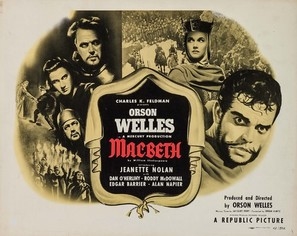 Macbeth movie posters (1948) pillow