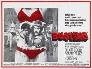 Busting movie posters (1974) metal framed poster