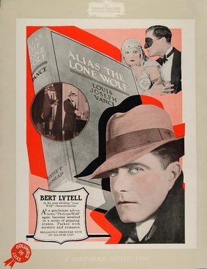 Alias the Lone Wolf movie posters (1927) wooden framed poster
