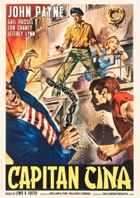 Captain China movie posters (1950) mouse pad