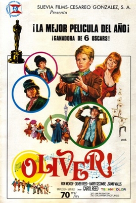 Oliver! movie posters (1968) wooden framed poster