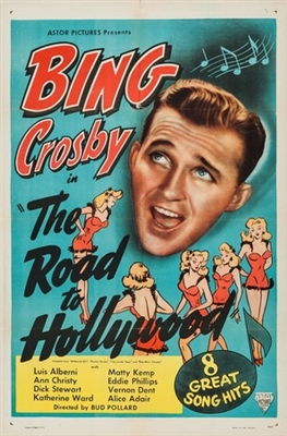 The Road to Hollywood movie posters (1947) metal framed poster