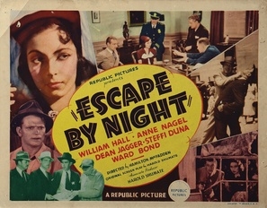 Escape by Night movie posters (1937) wooden framed poster