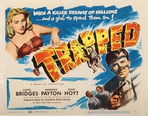 Trapped movie posters (1949) canvas poster