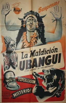 Curse of the Ubangi movie posters (1946) metal framed poster