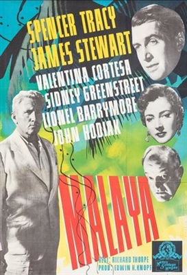 Malaya movie posters (1949) canvas poster